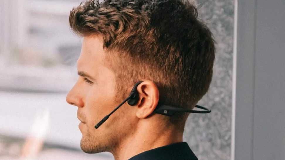 Кісткові навушники Shokz OpenComm з мікрофоном