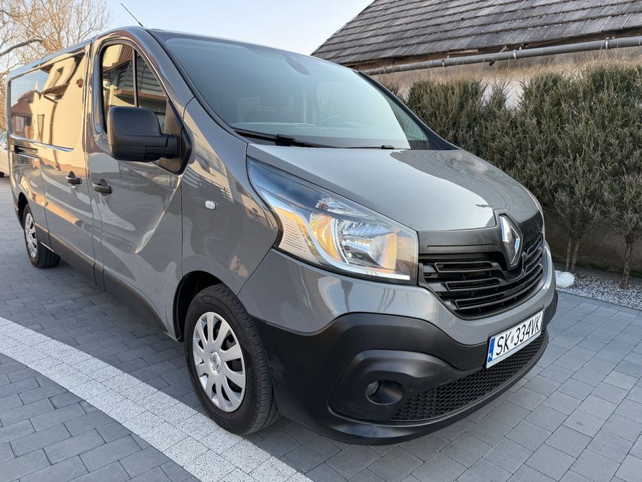 Renault Trafic  L2H1 LONG- BRYGADOWY-6 OSÓB I właściciel, L2H1 krajowy, FV23%