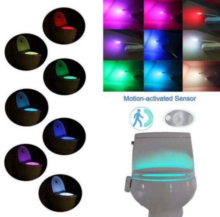 Luzes com sensores para sanita