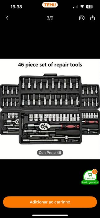 Roquete com 46 peças