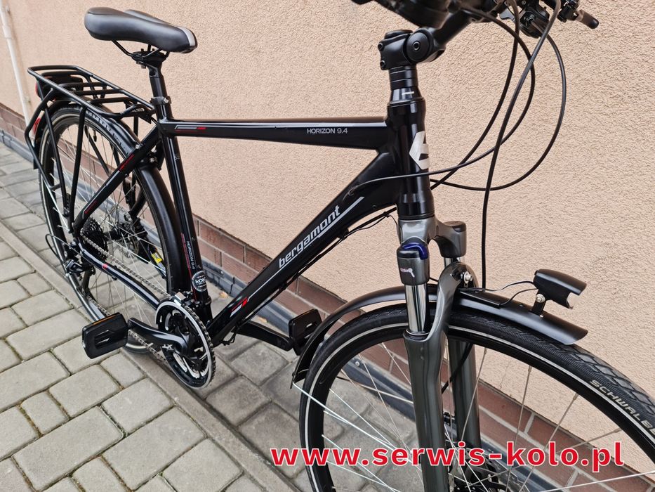 Rower męski trekkingowy BERGAMONT koła 28 SHIMANO DEORE XT aluminium