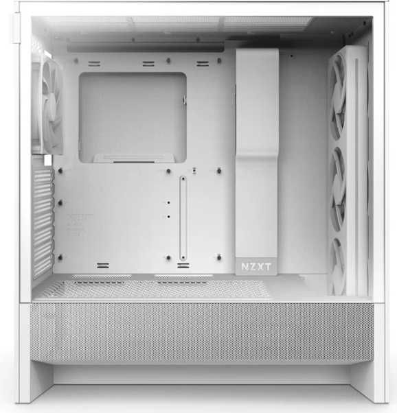 Корпус для ПК NZXT H5 flow RGB, білий