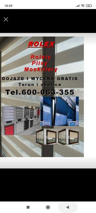 Rolety moskitiery żaluzje