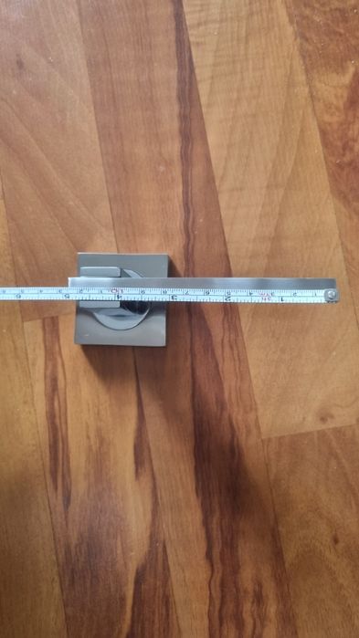 Klamka srebrna satynowa