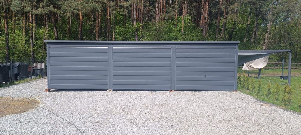 garaze blaszaki garaz 12x6 Drewnopodobny filc gratis