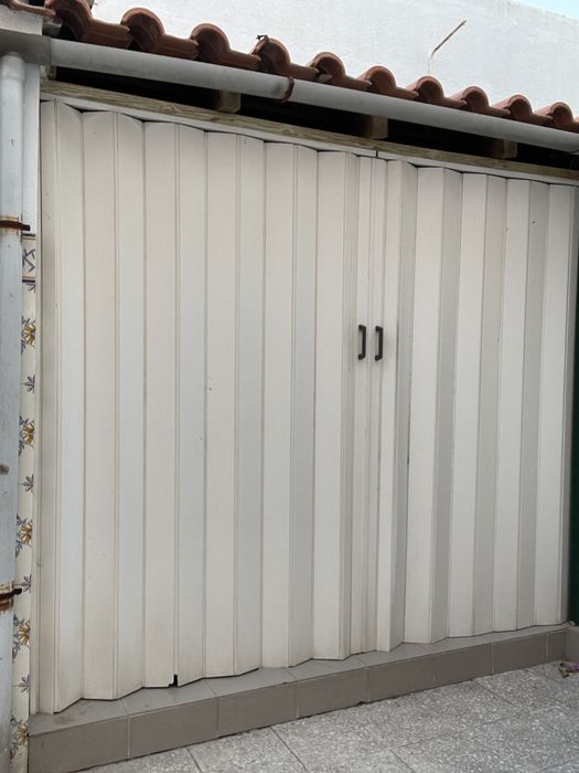 Portas de fole de plástico