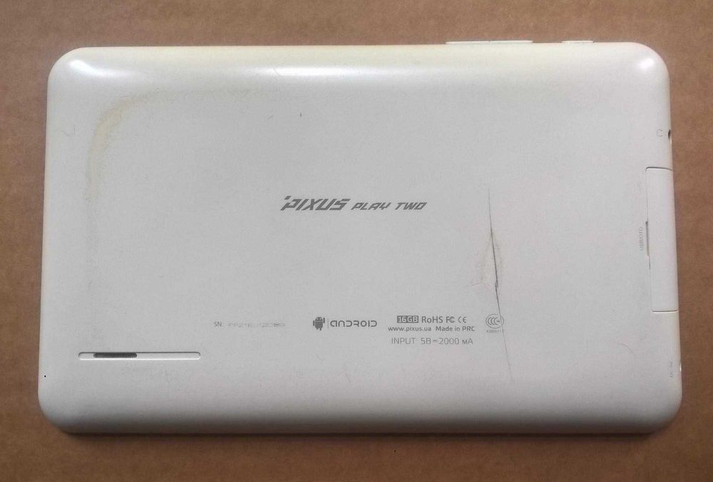 Планшет Pixus Play Two + блок живлення