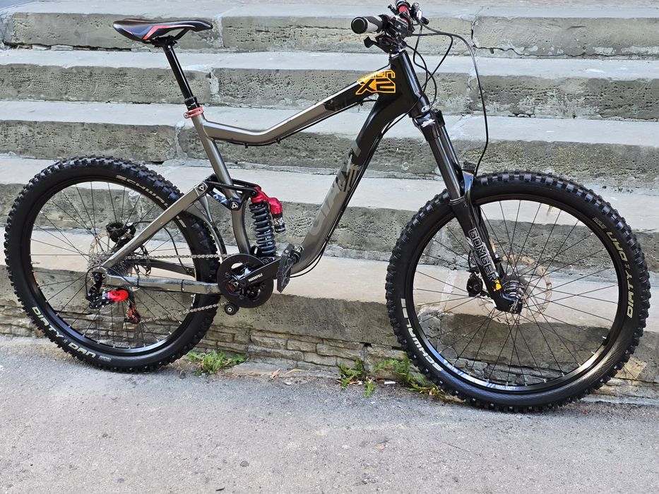 Giant Reign X2 2010p | Велосипед двопідвіс на Sram X9, 1x10, Marzocchi Bomber 55, mtb, freeride, all-mountain, enduro