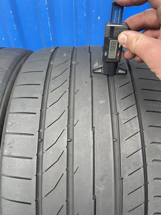 Continental 285/30r19 пара резина шини б/у склад оригінал літо