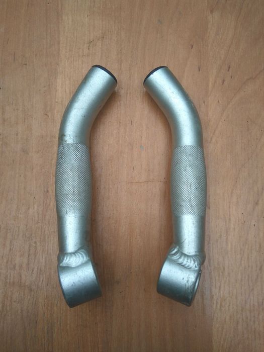 Rogi na kierownicę Alu Dł.14cm  Szare Polecam