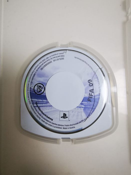 Jogo PSP Fifa 09 Sem Capa