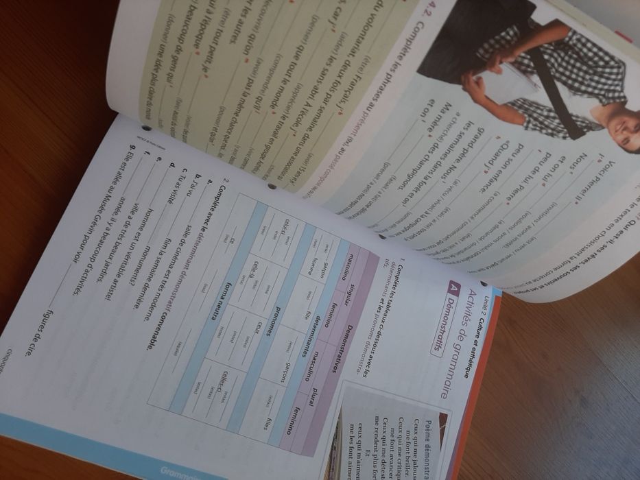 Livro fichas francês 9 ano Mots clés