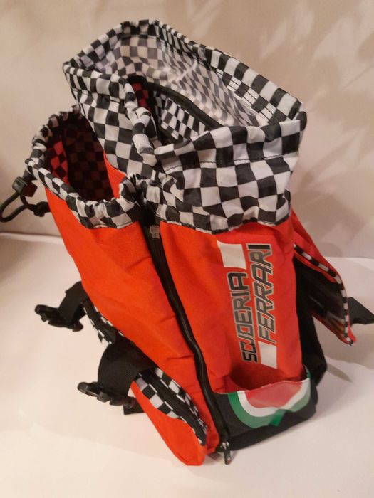 NOWY Plecak rozszerzany Ferrari Shell