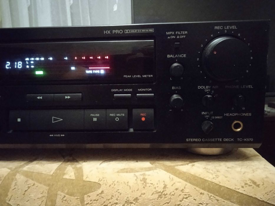 Кассетная дека SONY TC-K570