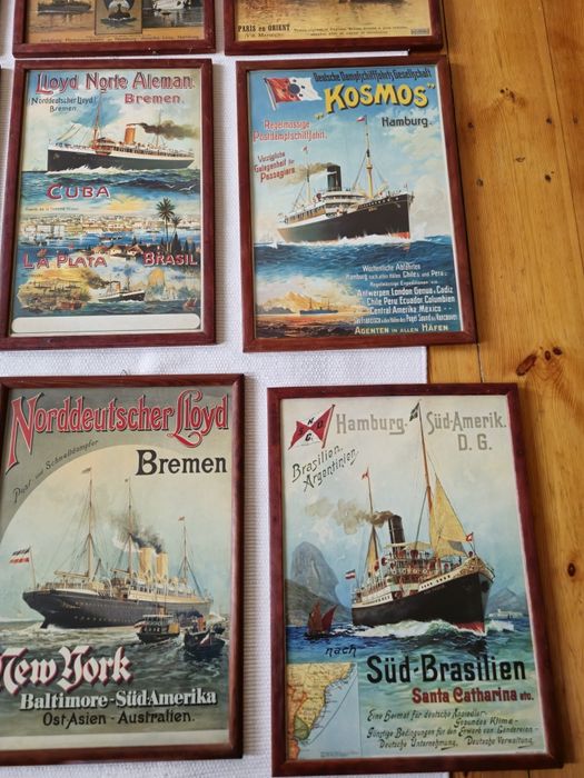 Stare plakaty marynistyczne