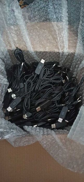 Кабель для роутера 12V від павербанка USB підвищувальний DC 5.5