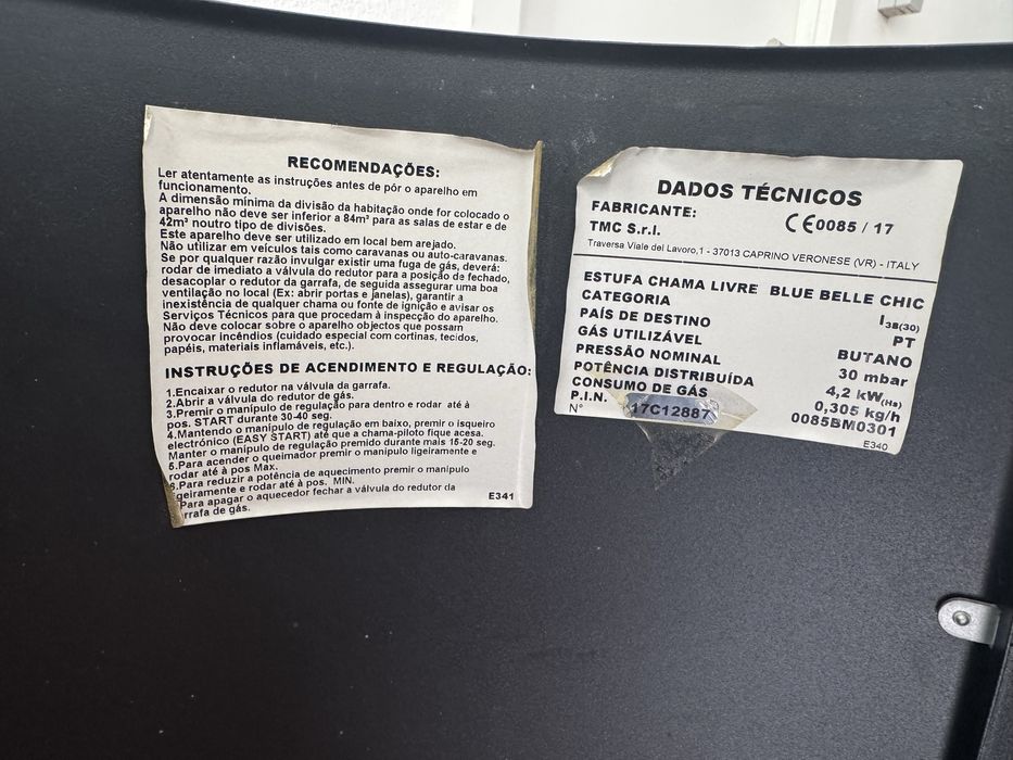 Vendo aquecedor a gas completo