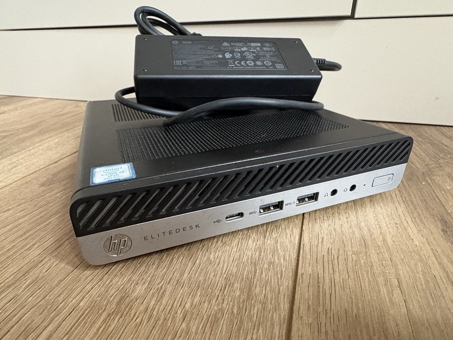 Hp 800 g5 desktop mini pc intel i5-9500 8GB RAM