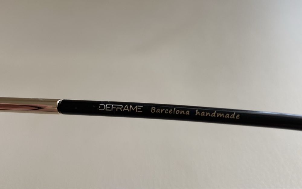 Okulary Deframe Barcelona handmade soczewki +1 ręcxnie robione