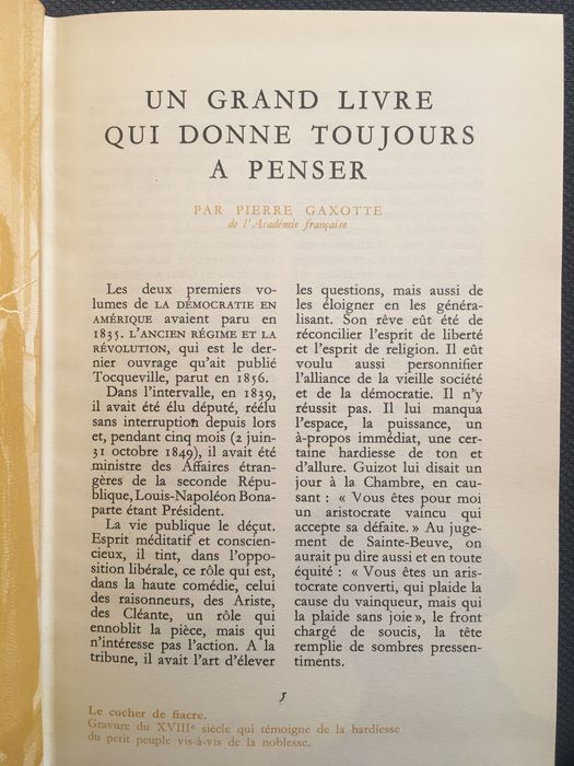 Tocqueville / Revolução Francesa