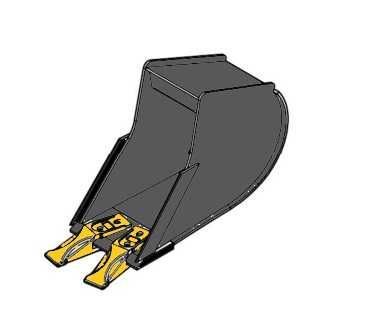 Łyżka do minikoparki 30 CM JCB, CAT, BOBCAT, KUBOTA TAKEUCHI