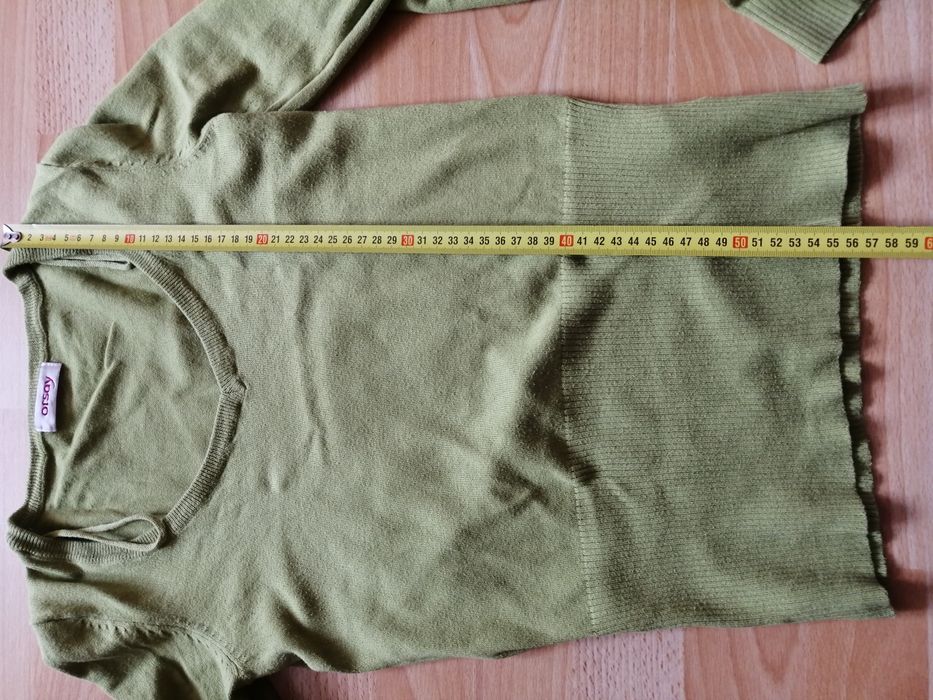 Sweterek XS 34 Orsay zielony damski