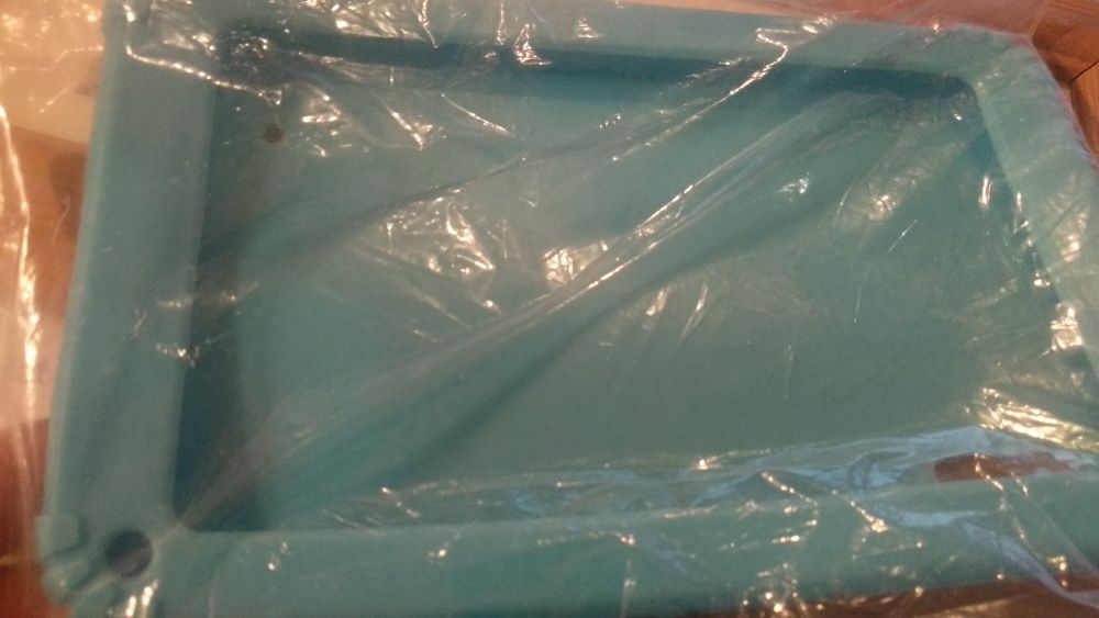 силиконовый чехол для электронной книжки планшета ярко голубой d=21 cm