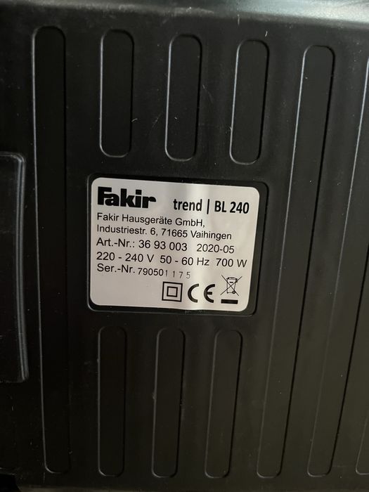 Пилосос Fakir BL 240