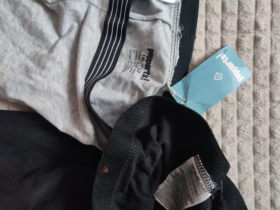 NOWE getry czarne i szare rozmiar 146-152