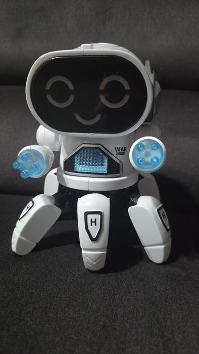 Robot tańczący zabawka disco świeci i jeździ