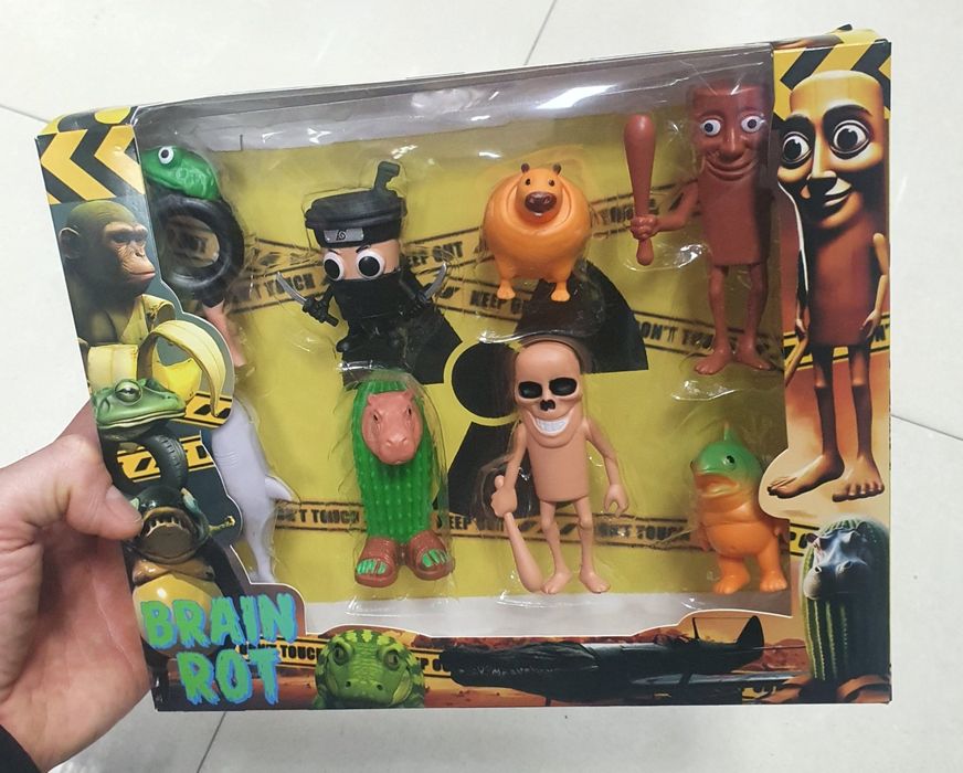 Nowe Figurki Brainrot zestaw 8sztuk TralaleroTralala TunTung Sahur Bombardiro Crocodilo BrrBrr Patapim Roblox