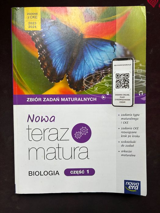 zbiór zadań maturalnych teraz matura biologia część 1