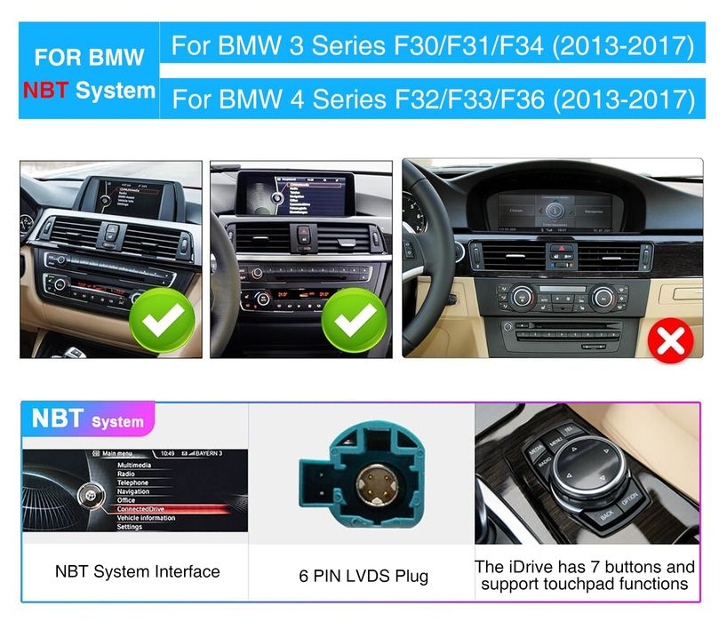 Radio nawigacja BMW 3 4 F30 F36 NAVI GPS Android