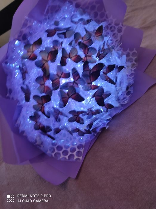 Букет з метеликів, букети з бабочек.