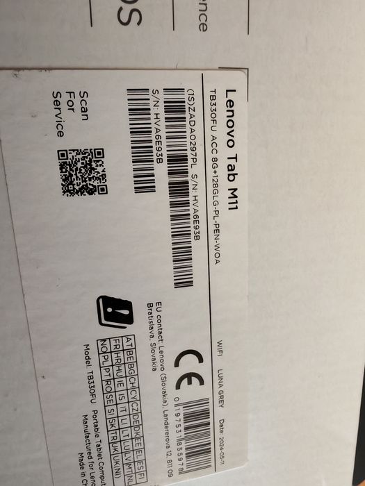 Lenovo TAB M11 plus rysik 10,95 cala