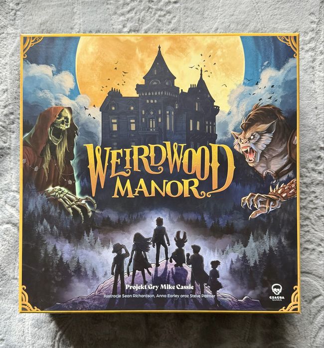 Gra Weirdwood Manor, karty w koszulkach