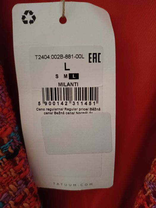 Płaszcz Tatuum - nowy.