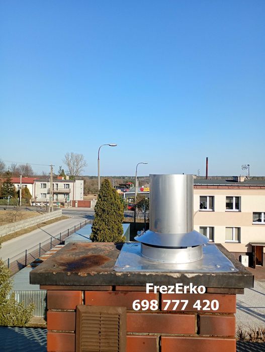 FrezErko Frezowanie kominów diamentowo bez wibracji, montaż wkładów kominowych Schiedel