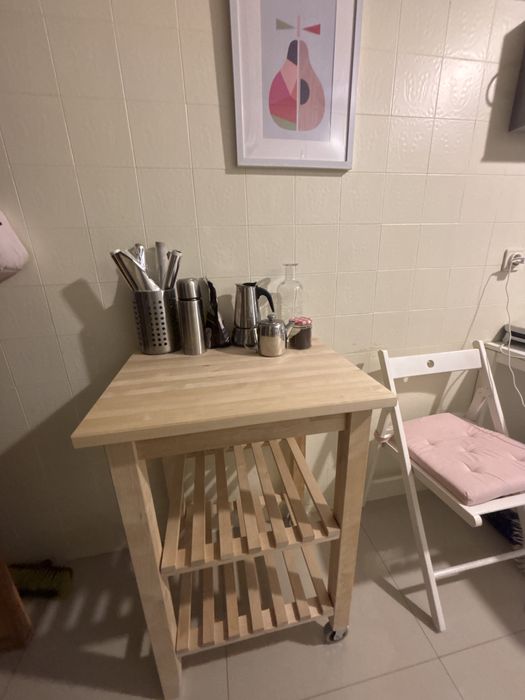 Carrinho apoio cozinha Bekväm
