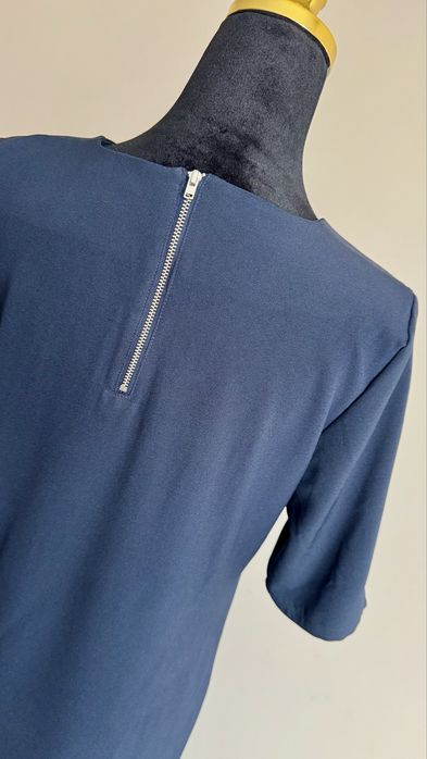Sukienka Esmara 38 M granatowa prosta klasyczna casual
