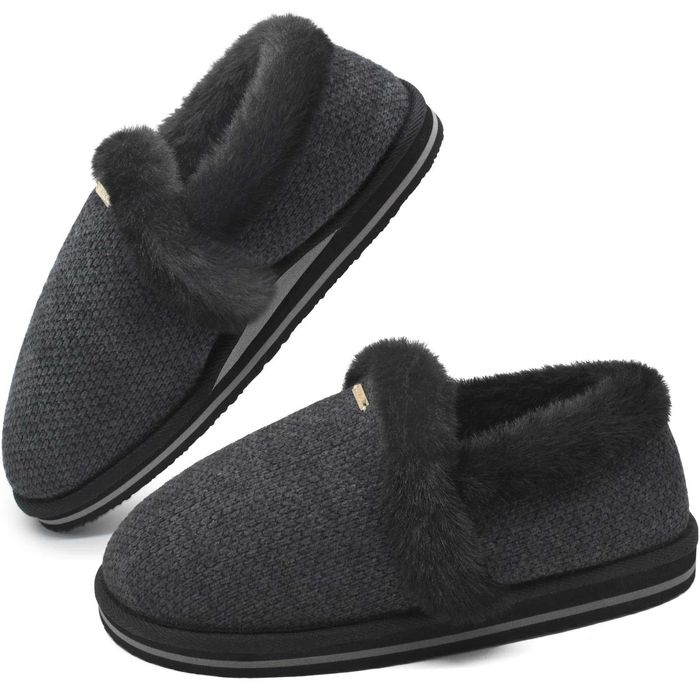 Nowe damskie kapcie / papucie / pantofle / buty / czarne !R-40! 3746!