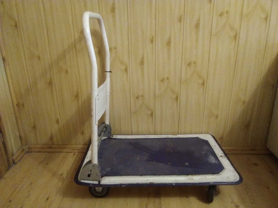 Wózek platformowy towarowy składany