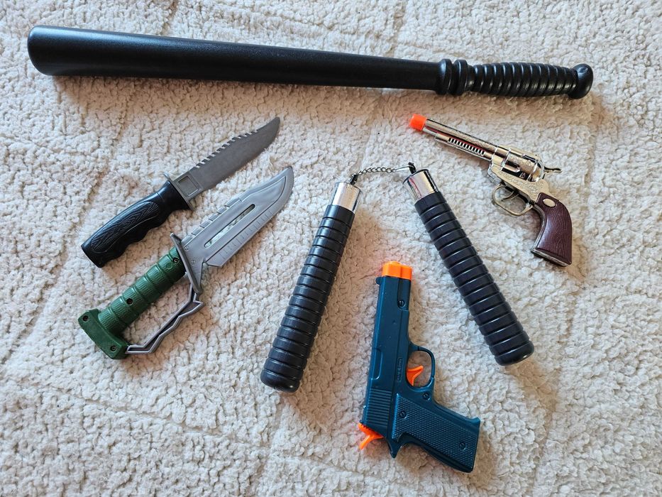 Varios acessórios de Carnaval