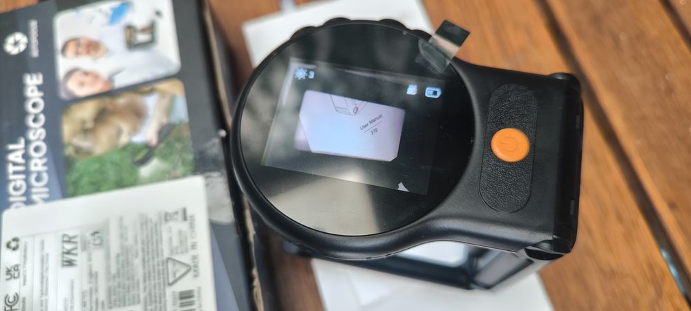 Microscópio digital ampliador lupa dobrável