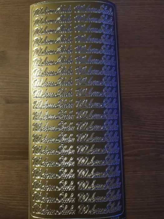 Nowe stickersy/naklejki "W dniu Ślubu"