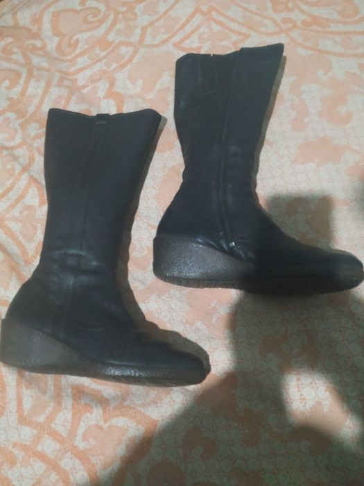 Чоботи ecco 37 р шкіра