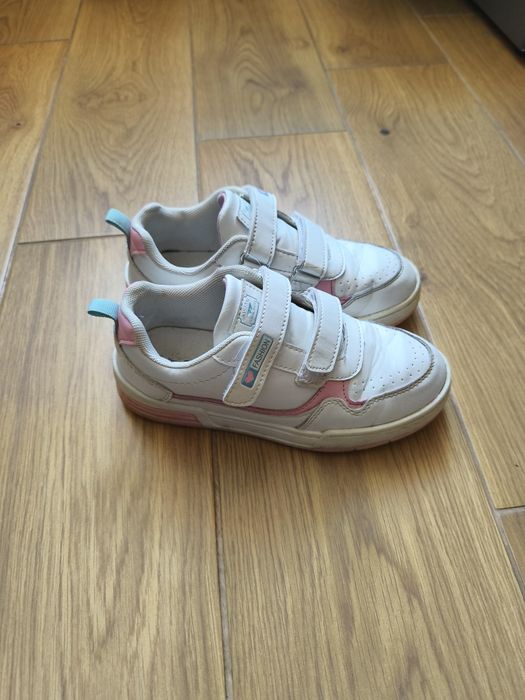 Sneakersy białe dziewczęce