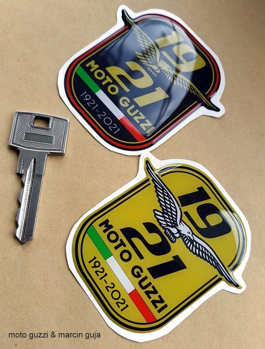 Naklejki Moto Guzzi  3 D gel  dla fana marki zestaw