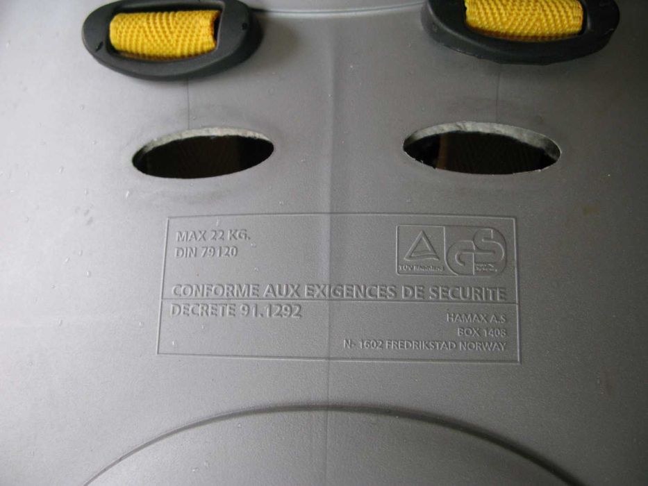 Cadeirinha de bicicleta Hamax para criança