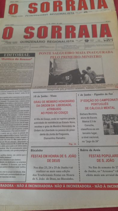 Jornais Antigos O Sorraia ( Coruche ]